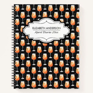Aperol Spritz Pattern - Aperol Diaries  Notebook