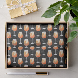 Aperol Spritz Pattern Tissue Paper