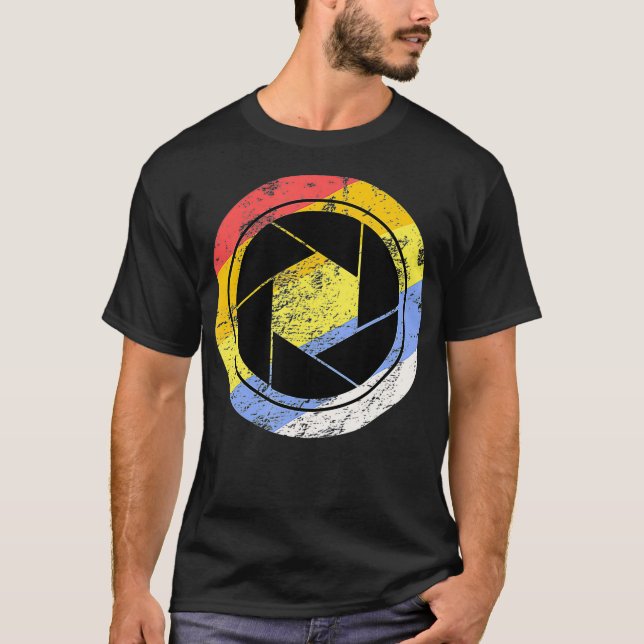 Aperture Camera Lens Photography Gift  T-Shirt (Front)