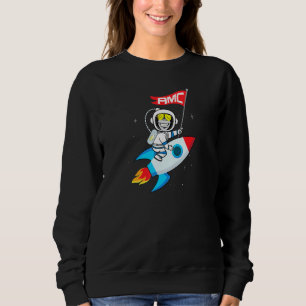 Apes To The Moon Amc Short Squeeze Sweatshirt