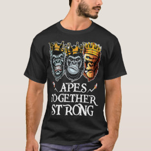 Apes Together Strong War Stock Strong Graphic Appa T-Shirt