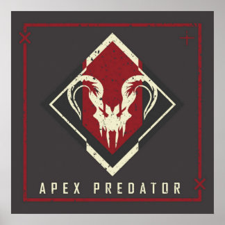 Apex Predator Achievement Badge Poster