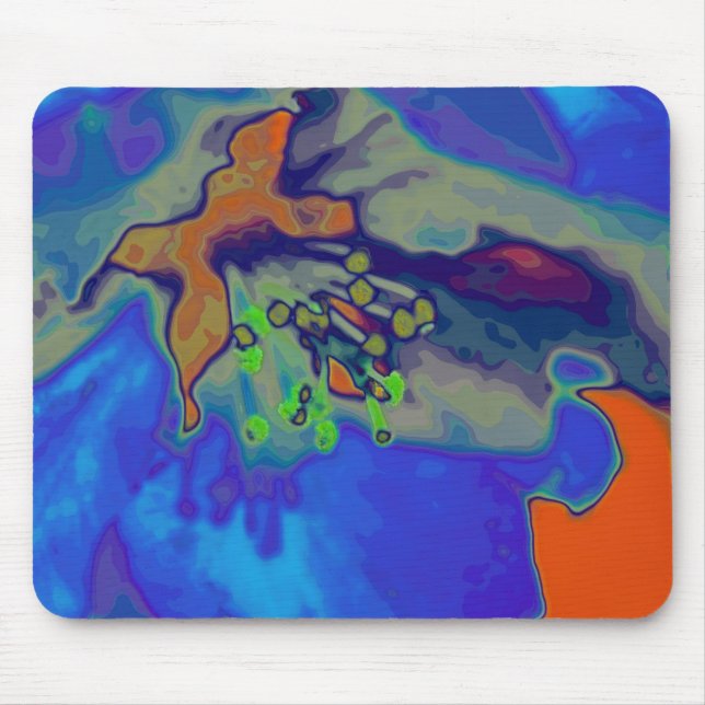 Apfelblüte Mouse Pad (Front)