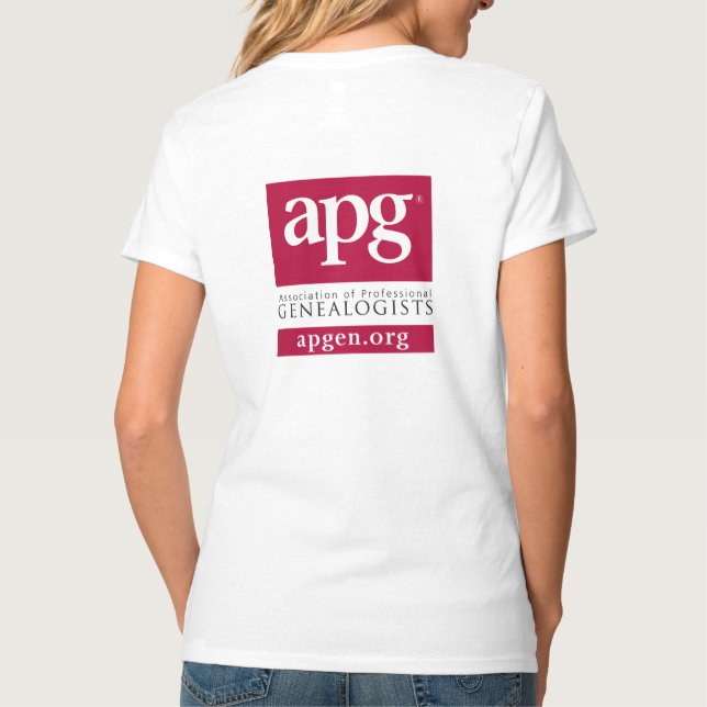 APG Women's V-Neck Tshirt - Short Sleeve (Back)