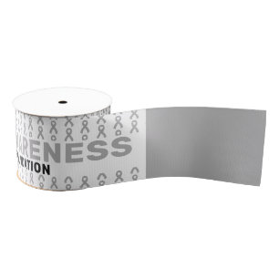 Aphasia Awareness Pattern Ribbon Grosgrain Ribbon
