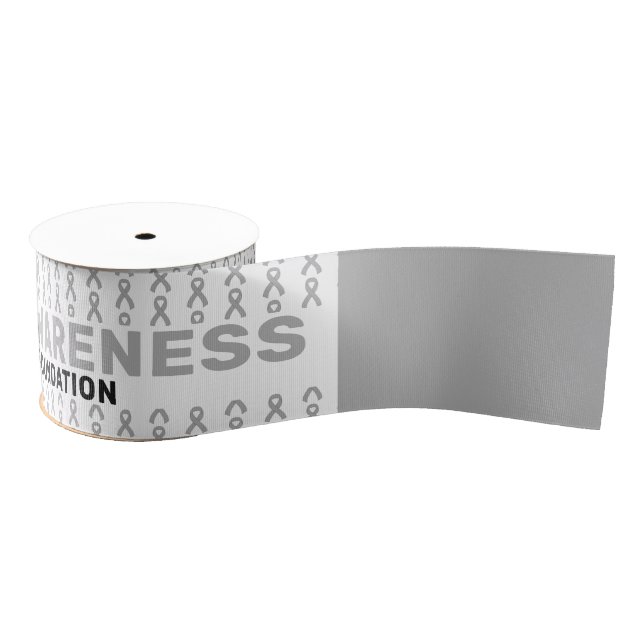 Aphasia Awareness Pattern Ribbon Grosgrain Ribbon (Spool)