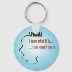 Aphasia Key Ring