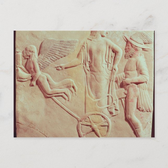 Aphrodite and Hermes riding on a chariot Postcard (Front)