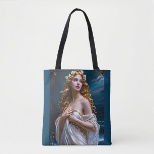 "Aphrodite: Goddess of Love and Light" Tote Bag