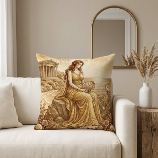 Aphrodite Greek Goddess Cushion