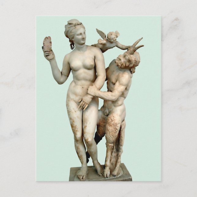 Aphrodite, Pan and Eros Postcard (Front)