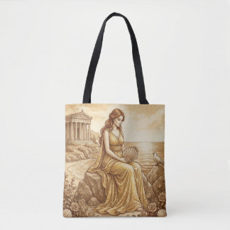 Aphrodite Vintage Mythology Tote Bag