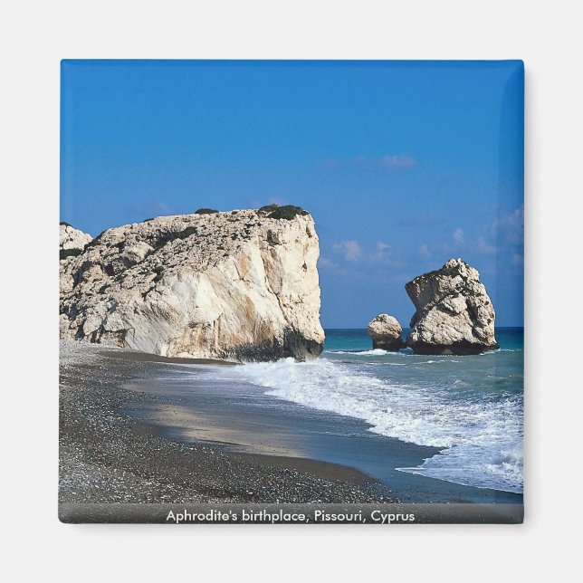 Aphrodite's birthplace, Pissouri, Cyprus Magnet (Front)