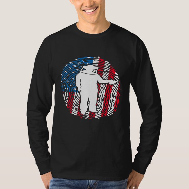 Apiarist Beekeeper Inspires Bee Apiculture Beekeep T-Shirt (Front)