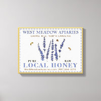 Apiary Farmer's Market Table Sign Local Honey 