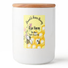 Apiary RAW HONEY Custom label