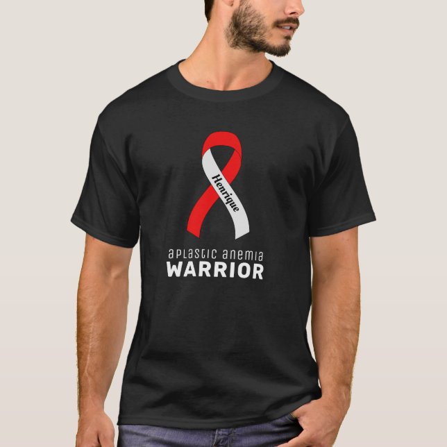 Aplastic Anaemia Warrior Black Men's T-Shirt (Front)