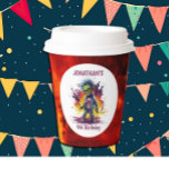 Apocalypse Birthday Zombie Boy Paper Cups<br><div class="desc">Apocalypse Birthday Zombie Boy- personalised cups for a little boy. Click the "Customise it!" button to change the text size, text colour, font style and more! If this product has the option to transfer the design to another item, please make sure to adjust the design to fit if needed. Contact...</div>
