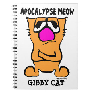 APOCALYPSE MEOW, Funny Gibby Cat Notebook