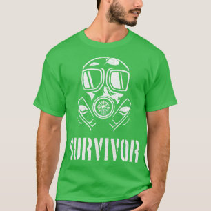 Apocalypse Survivor Gas Mask T-Shirt