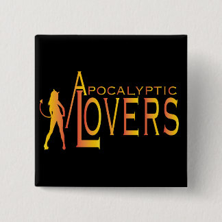 Apocalyptic Lovers Button! 15 Cm Square Badge