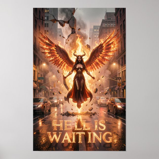 Apocalyptic Phoenix of the Streets Poster (Front)
