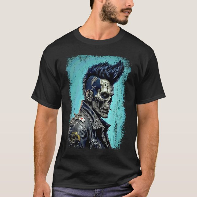 Apocalyptic Rock'n'Roll Zombie T-Shirt (Front)