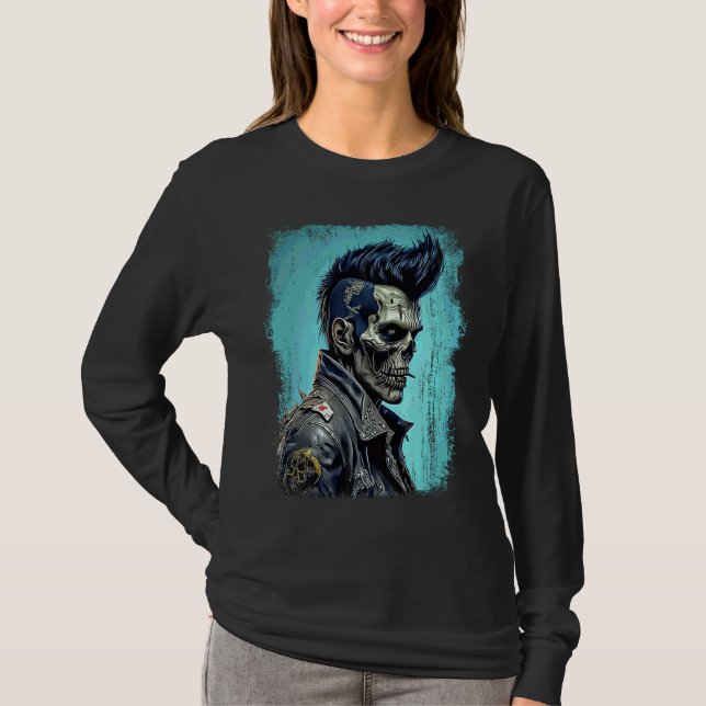 Apocalyptic Rock'n'Roll Zombie T-Shirt (Front)