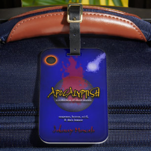 Apocalyptish Book Cover Luggage Tag