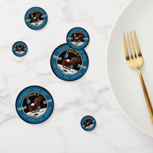 Apollo 11 50th Anniversary Mission Patch Insignia Confetti