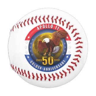 Apollo 11 50th Anniversary Patriotic Moon Eagle - Baseball