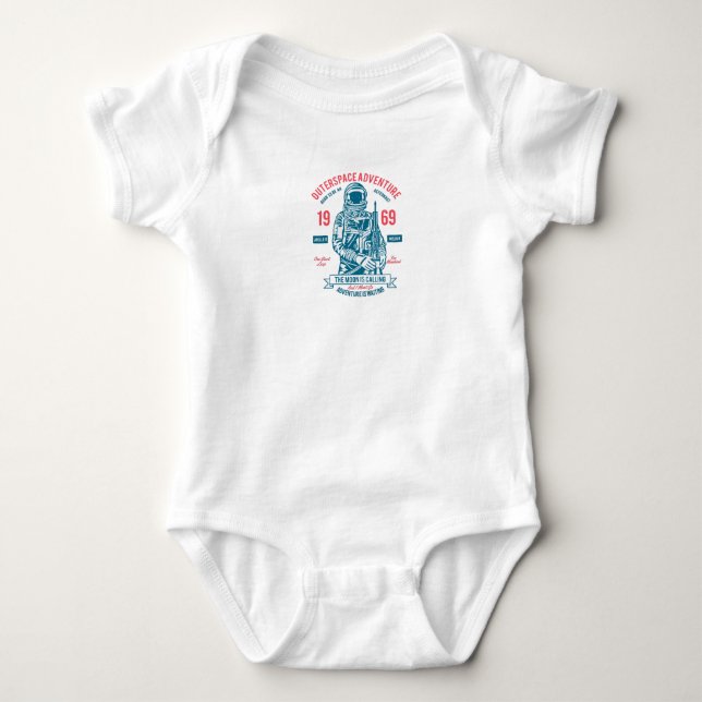 Apollo 11 baby bodysuit (Front)