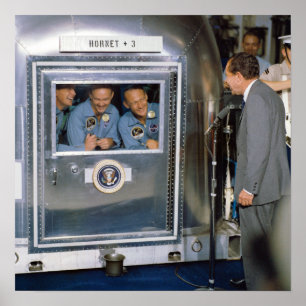Apollo 11 Crew In Quarantine Poster