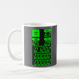 Apollo 11 DSKY Electroluminescent Display -  Coffee Mug