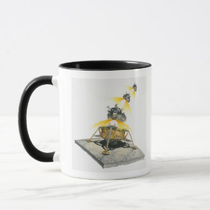 Apollo 11 Eagle module taking off from the Moon Mug