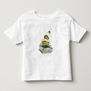Apollo 11 Eagle module taking off from the Moon Toddler T-Shirt