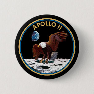 Apollo 11 insignia 6 cm round badge