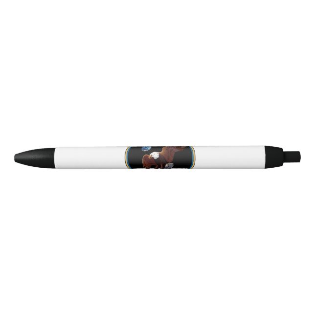 Apollo 11 insignia black ink pen (Front)