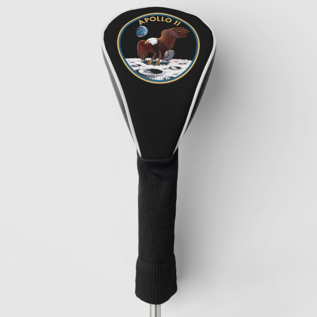 Apollo 11 insignia golf head cover (Front)
