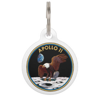Apollo 11 insignia pet tag