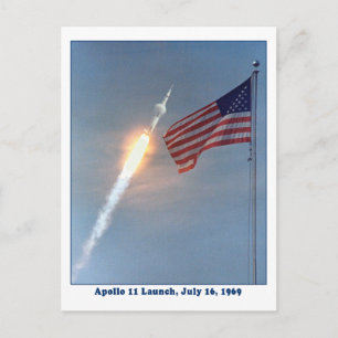 Apollo 11 Launch July 16, 1969 Postcard