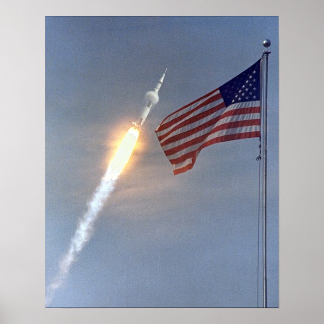 Apollo 11 Launch Poster (Front)