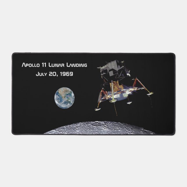 Apollo 11 Lunar Landing Desk Mat (Front)