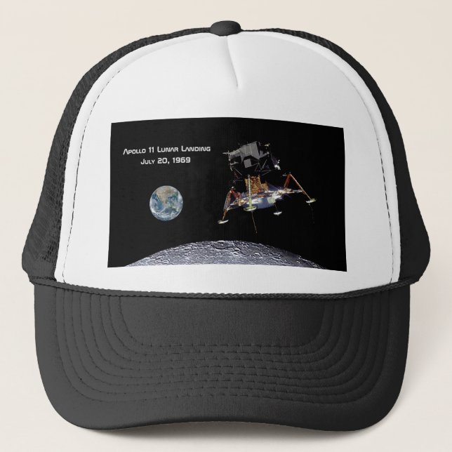 Apollo 11 Lunar Landing Trucker Hat (Front)