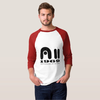 Apollo 11 Men's Basic 3/4 Sleeve Raglan T-Shirt