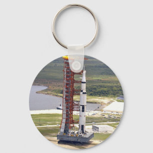 Apollo 11 Mission to the Moon Anniversary Key Ring