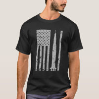 Apollo 11 Saturn V Rocket Vintage Flag Space Astro