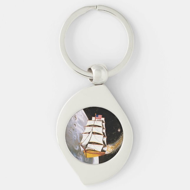 Apollo 12 Mission Patch Logo Key Ring (Front)