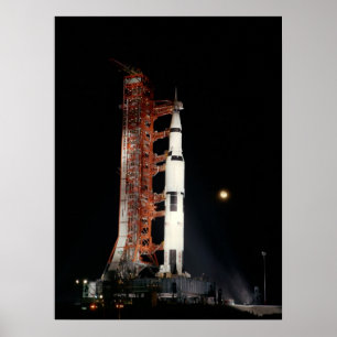Apollo 12 on the Launch Pad Poster