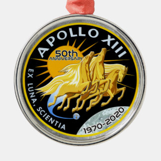 Apollo 13 50th Anniversary 1970 - 2020 Metal Tree Decoration